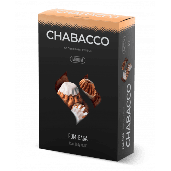 Смесь для кальяна Chabacco 50гр medium - Rum Lady Muff (Ром-баба)