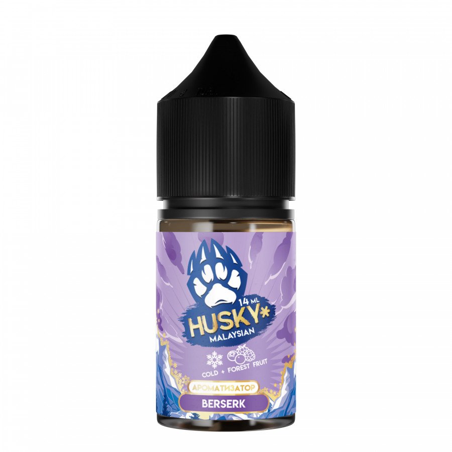 Фото и внешний вид — Конструктор HUSKY MALAYSIAN - Berserk (Ледяные Лесные Ягоды) 30мл 0мг