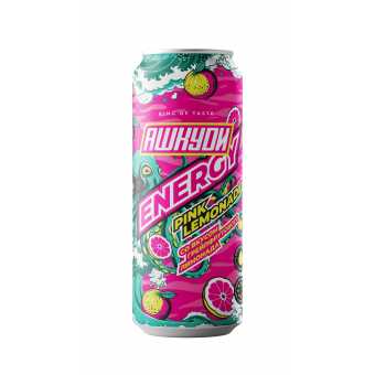 Энергетический напиток АШКУDИ Energy - Pink Lemonade (Грейпфрутовый Лимонад) 450мл