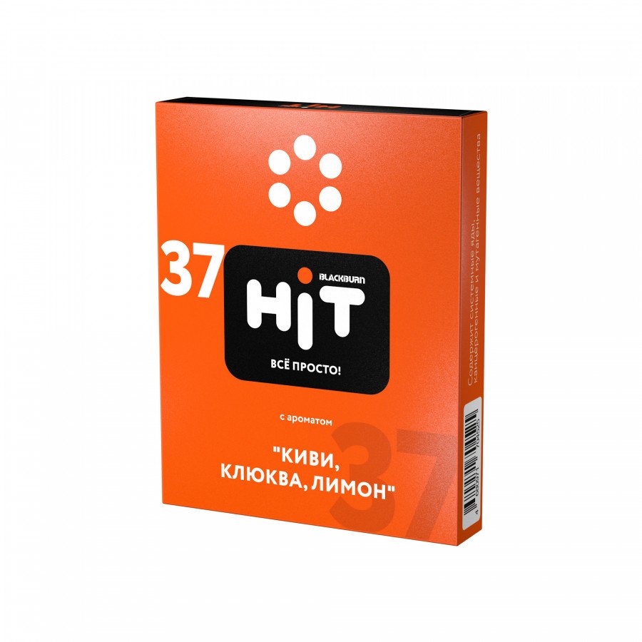 Фото и внешний вид — Табак для кальяна HiT 30г - 37. Киви Клюква Лимон