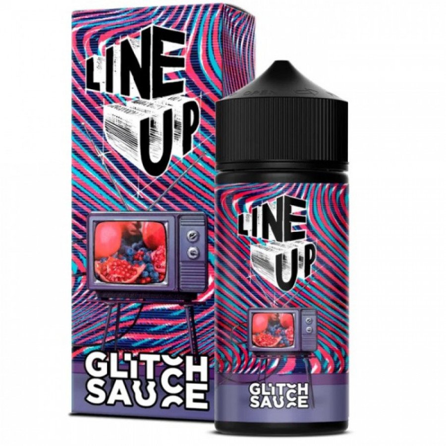 Фото и внешний вид — Жидкость LINE UP - Glitch Sauce (Черника гранат) 100мл 3мг