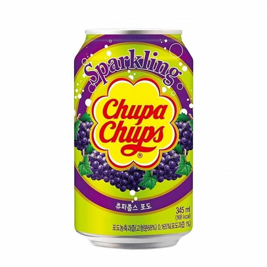 Фото и внешний вид — Напиток Chupa Chups - Grape 345мл