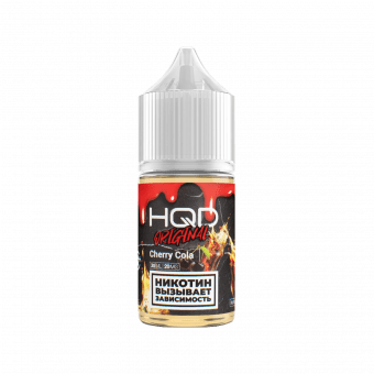 Жидкость HQD ORIGINAL SALT - Cherry Cola (Вишневая кола) 30мл strong