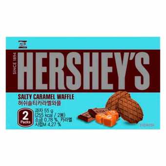 Hershey's Waffle Salty Caramel (Хершис Вафли Соленая Карамель) 55г (32шт/уп)