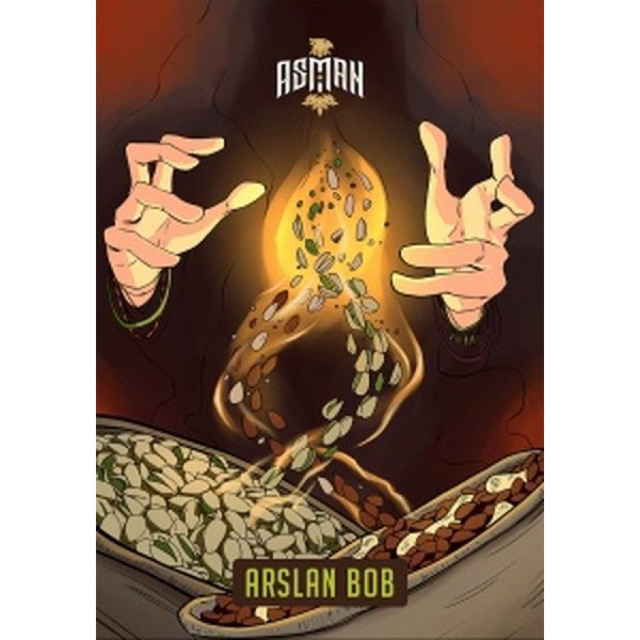 Фото и внешний вид — Табак для кальяна ASMAN 100гр - Arslan Bob (Ореховый микс)