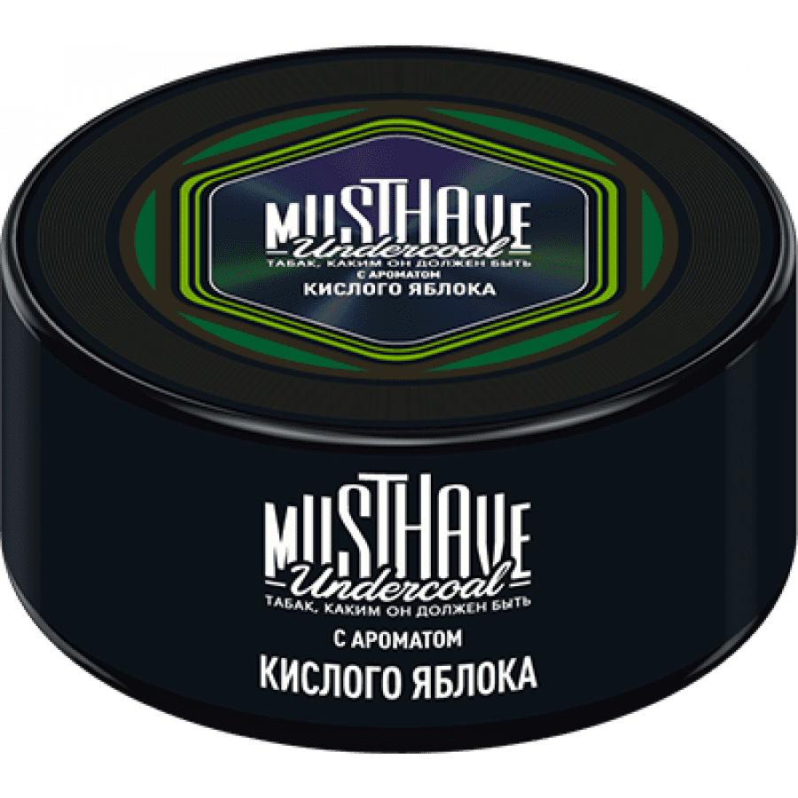 Фото и внешний вид — Табак для кальяна MUST HAVE 25г - с ароматом Кислого Яблока