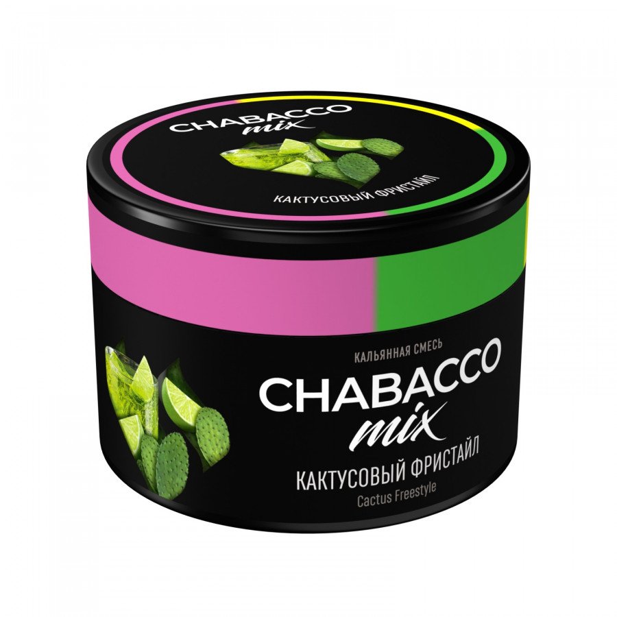 Фото и внешний вид — Смесь для кальяна Chabacco 40г medium - Cactus Freestyle (Кактусовый фристайл)