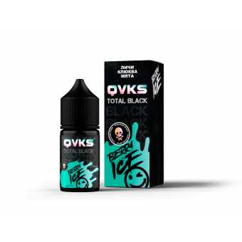 Жидкость QVKS BLACK - Личи Клюква Мята 30мл 20мг