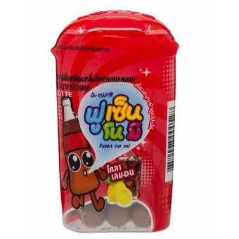 Lotte Жев. резинка драже Fusen No Mi Кола и лимон 15г (10шт/уп)