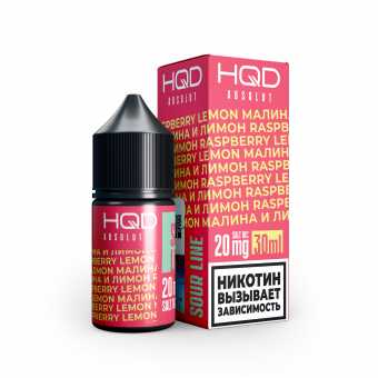 Жидкость HQD ABSOLUT (SOUR LINE) SALT - Sour Raspberry Lemon (Микс малины и лимона) 30мл strong