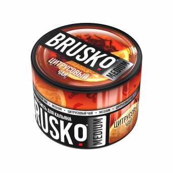 Смесь для кальяна BRUSKO 50г - Цитрусовый чай
