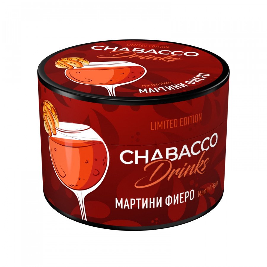 Фото и внешний вид — Смесь для кальяна Chabacco 40г medium - Martini Fiero (Мартини Фиеро)
