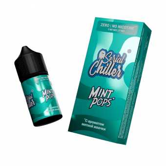 Жидкость SERIAL CHILLER SALT - Mint Pops (Мятная жвачка) 27мл 0мг