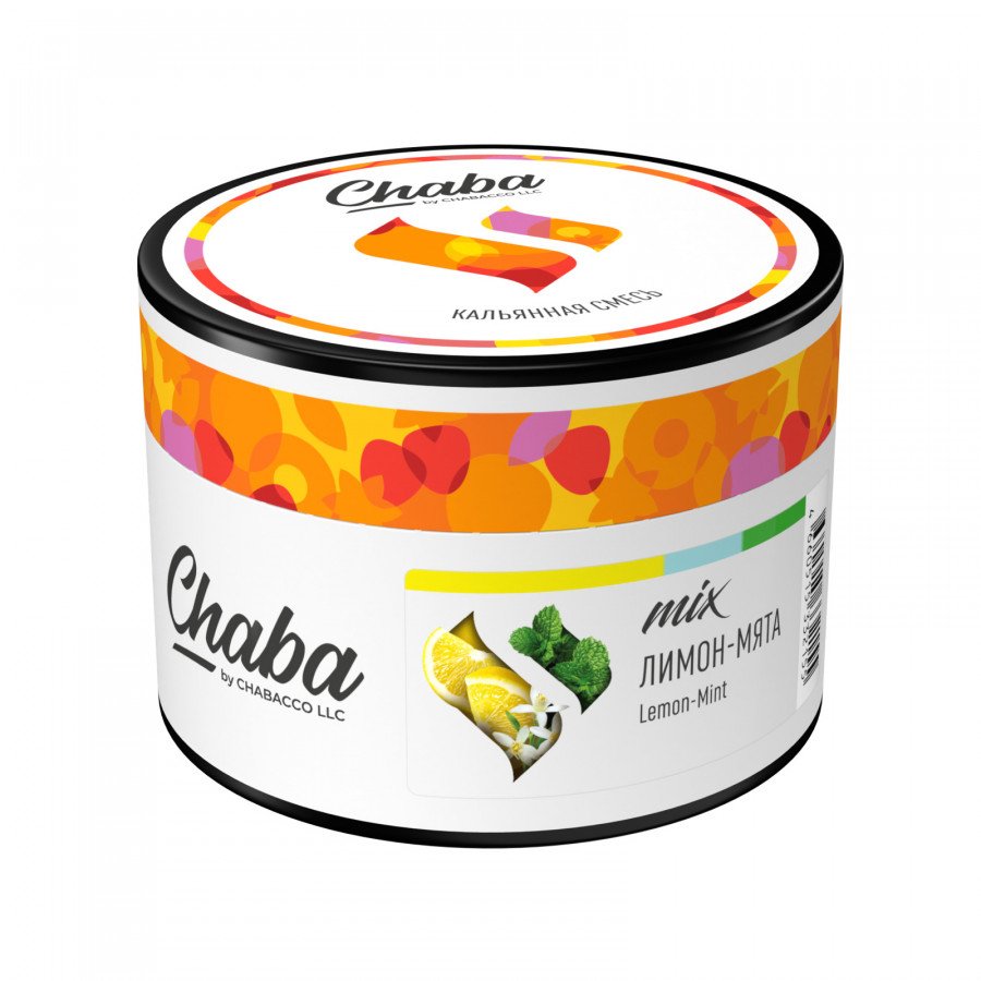 Фото и внешний вид — Смесь для кальяна CHABA 40г - Lemon Mint (Лимон-Мята)