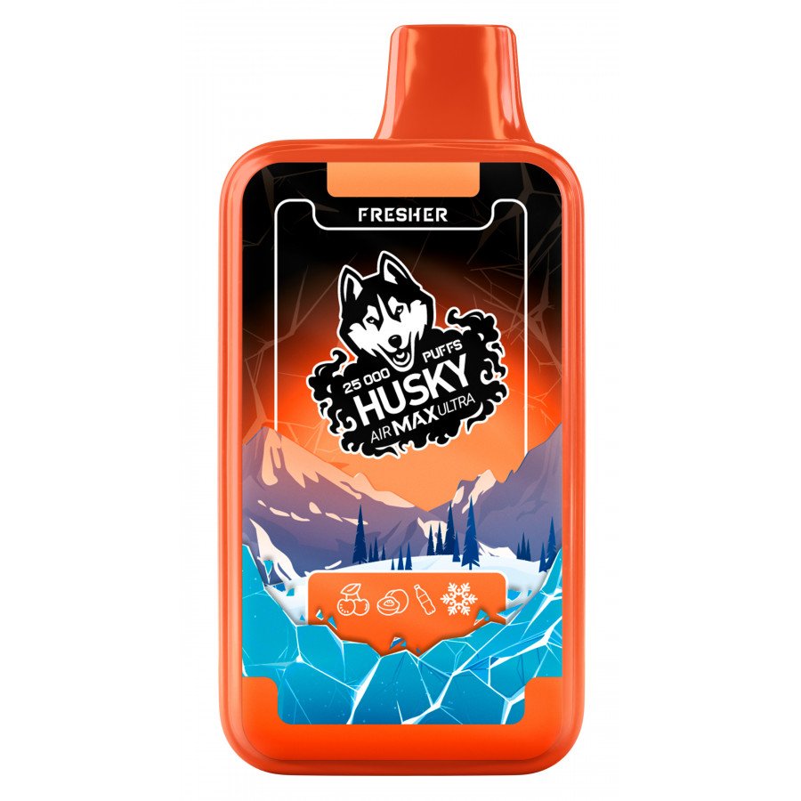 Фото и внешний вид — HUSKY ULTRA - Fresher (Вишня Персик Лимонад)