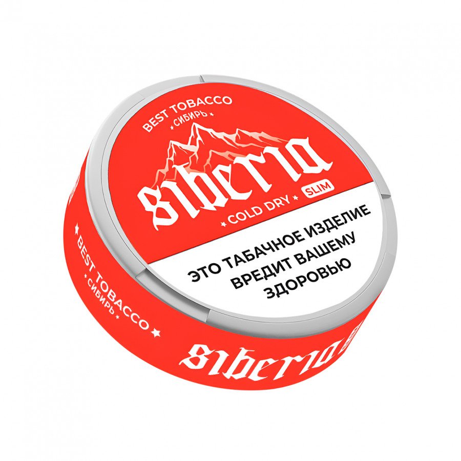 Фото и внешний вид — Табак SIBERIA - Cold Dry Slim 13г