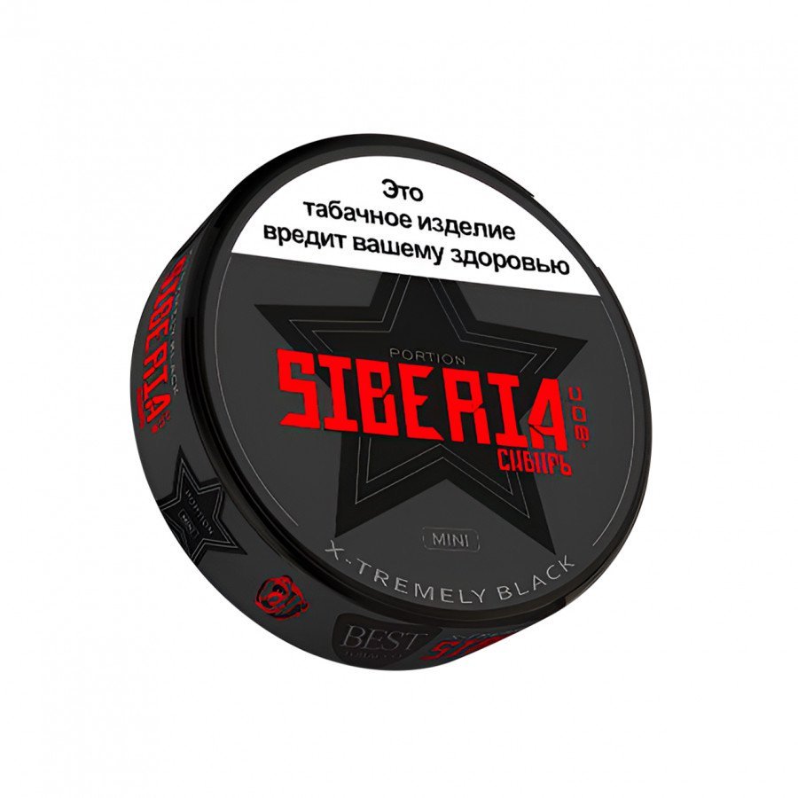Фото и внешний вид — Табак SIBERIA - Black Mini 10г