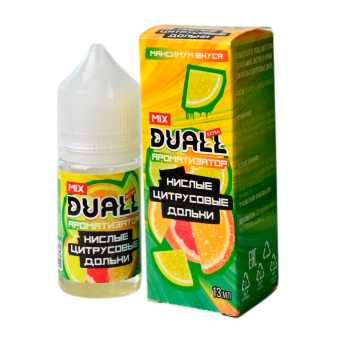 Конструктор DUALL MIX EXTRA - Кислые Цитрусовые Дольки 30мл 0мг