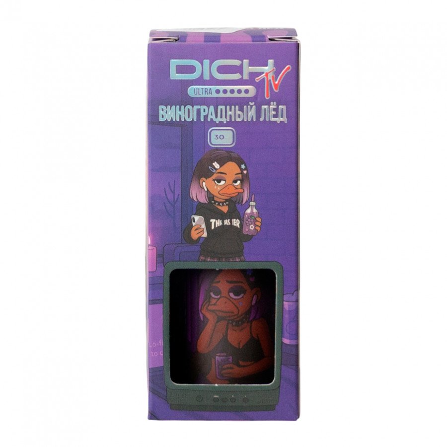 Фото и внешний вид — Жидкость DICH SALT - Виноградный Лед 30мл strong