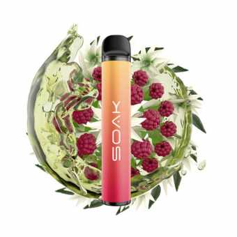 Одноразовый испаритель SOAK X NEW - Jasmin Raspberry Tea (Малиновый чай с жасмином)