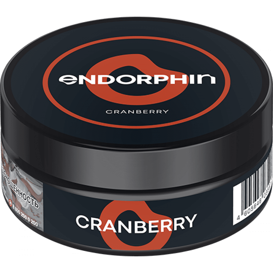 Фото и внешний вид — Табак для кальяна ENDORPHIN 125г - Cranberry (Клюква)