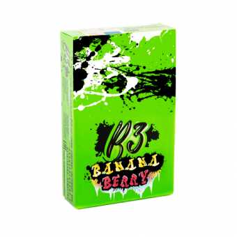 Табак для кальяна B3 - Banana Berry (Ледяной банан, малина) 50гр
