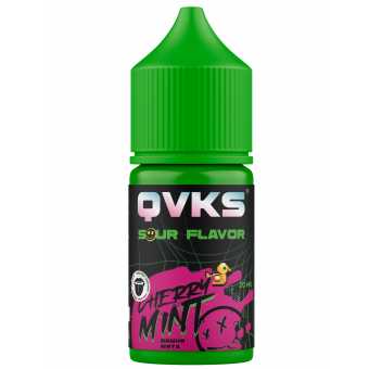 Жидкость QVKS Sour - Вишня Мята 30мл strong