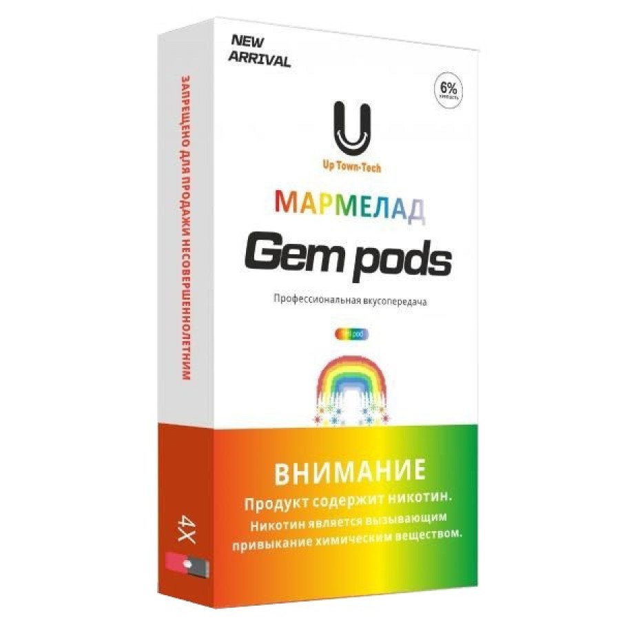 Фото и внешний вид — Картридж GEM PODS (1мл, 20мг) - Colourful Candy (Конфеты) 1шт