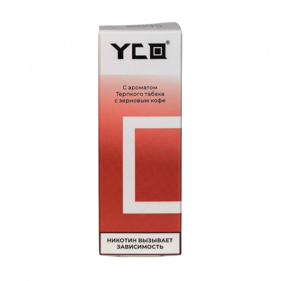 Фото и внешний вид — Жидкость YCO - Терпкий Табак с Зерновым Кофе 30мл 0мг