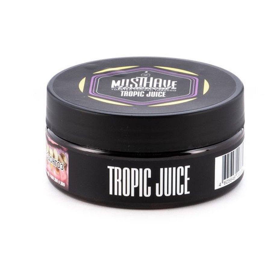 Фото и внешний вид — Табак для кальяна MUST HAVE 125гр - Tropic Juice (с ароматом Тропических фруктов)