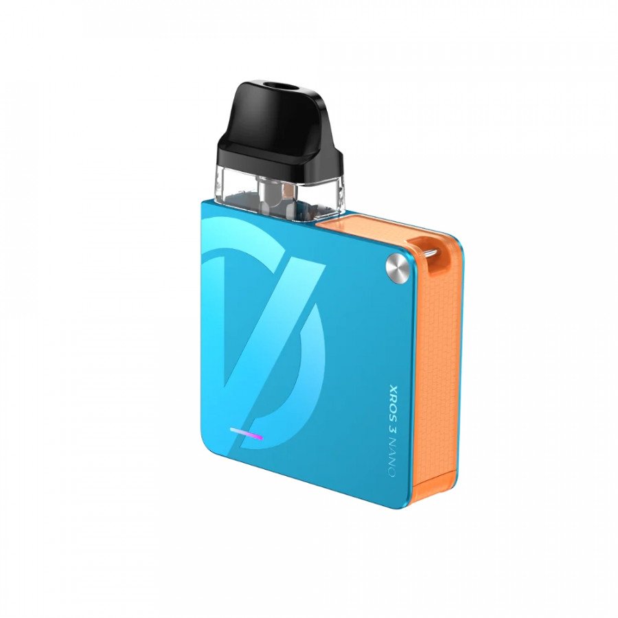 Фото и внешний вид — Комплект VAPORESSO XROS 3 NANO - Bondi Blue (1000мАч, 2мл, 23Вт)