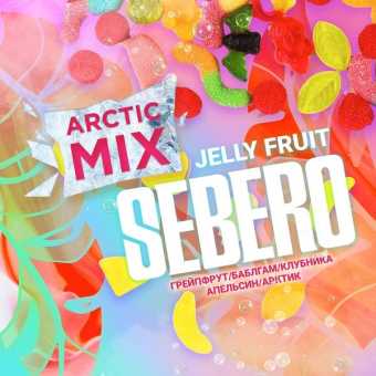 Табак для кальяна SEBERO 30гр - Jelly Fruit (Грейпфрут, баблгам, клубника, апельсин, арктик)