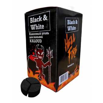 Уголь BLACK&WHITE - Kaloud (1кг 72шт)