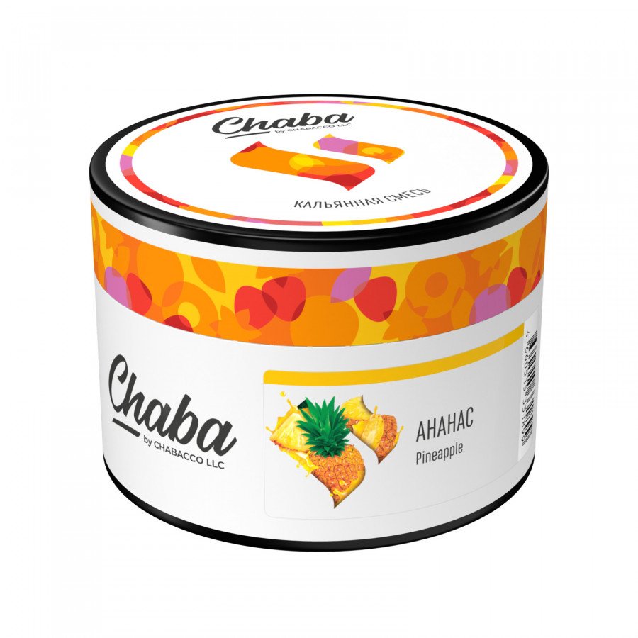 Фото и внешний вид — Смесь для кальяна CHABA 40г - Pineapple (Ананас)