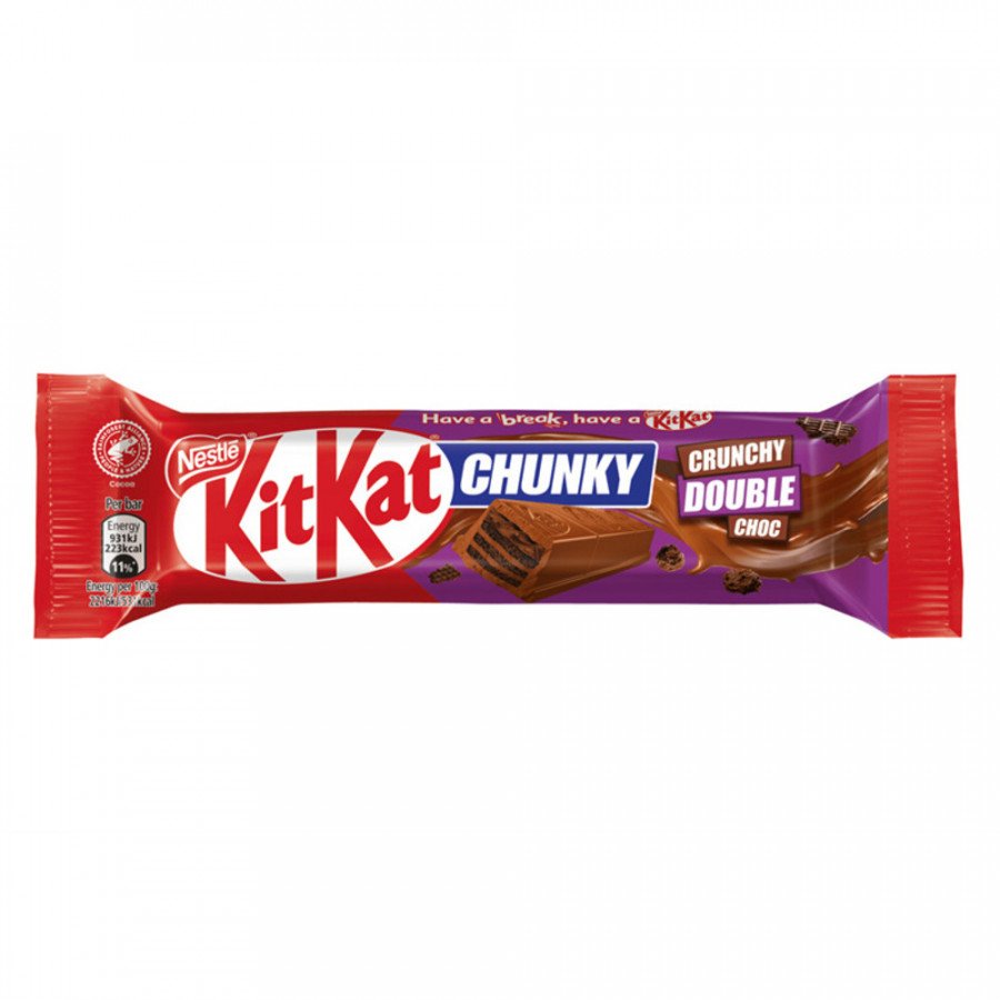 Фото и внешний вид — Кит Кат Чанки Crunchy Double Choc 42гр (24шт/уп)
