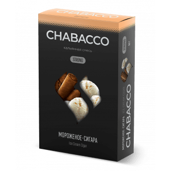 Смесь для кальяна Chabacco 50гр strong - Ice Cream Cigar (Мороженое-сигара)