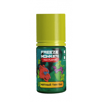 Жидкость FREEZE MONKEY SALT - Мятный Тик Так 30мл 20мг