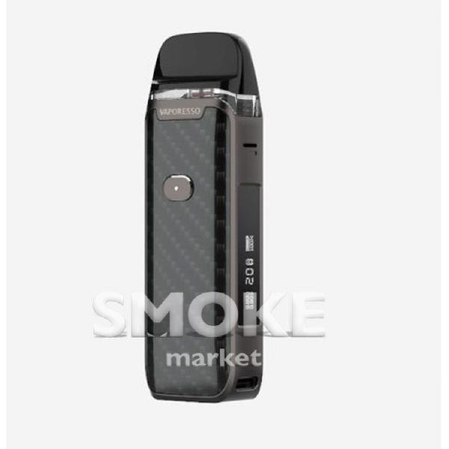 Фото и внешний вид — Комплект VAPORESSO LUXE pm40 pod - Carbon Fiber (1800мАч, 4мл, 40Вт)