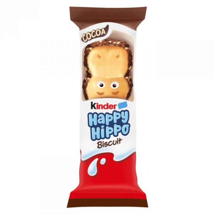 Фото и внешний вид — Kinder Happy Hippo Mini Cocoa (Киндер Хеппи Хиппо Какао) 20,7г (28шт/уп)
