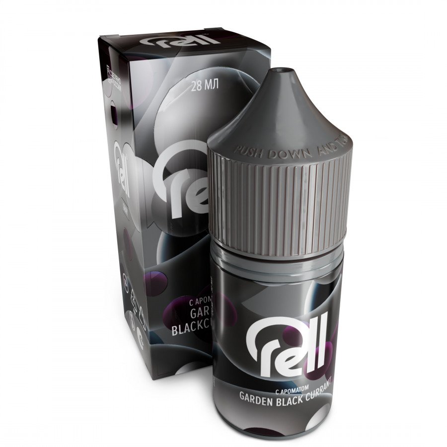 Фото и внешний вид — Жидкость RELL GRAY SALT - Садовая смородина 28мл 0мг