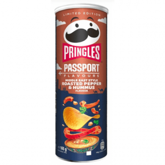 Принглс Перец и Хумус 165гр (19шт/уп)