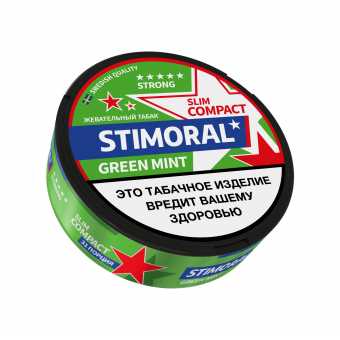 Табак STIMORAL SLIM COMPACT - Green Mint 10г