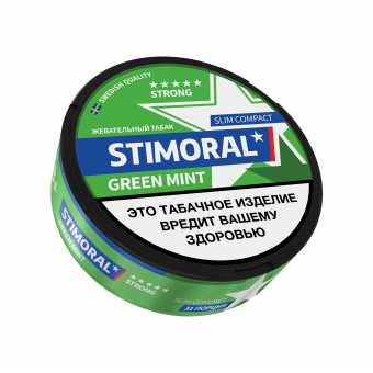 Табак STIMORAL SLIM COMPACT - Green Mint 10г