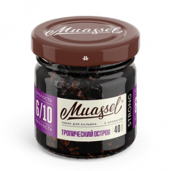 Табак для кальяна MUASSEL (6/10) 40гр - Тропический остров