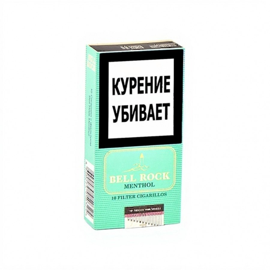 Фото и внешний вид — Сигариллы BELL ROCK - Menthol (Ментол) 10шт