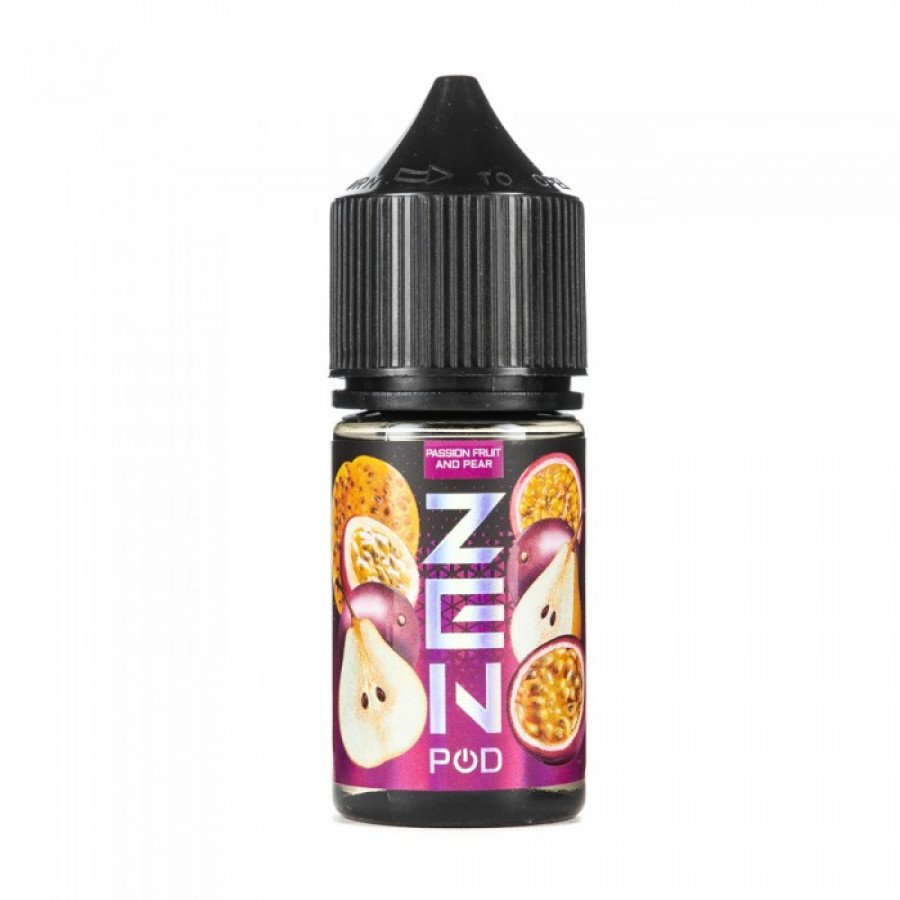 Фото и внешний вид — Жидкость ZEN SALT - Passionfruit Pear (Маракуйя груша) 30мл strong