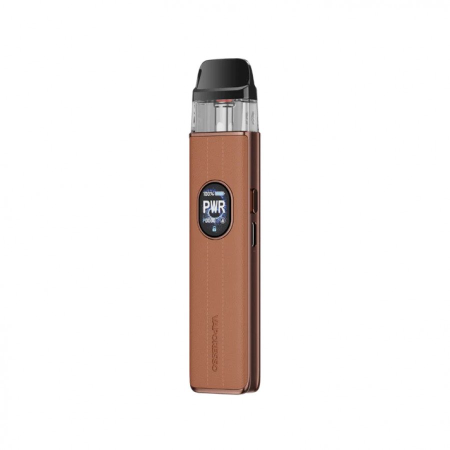 Фото и внешний вид — Комплект VAPORESSO XROS 5 - Brown Leather (1500мАч, 3мл, 30Вт)