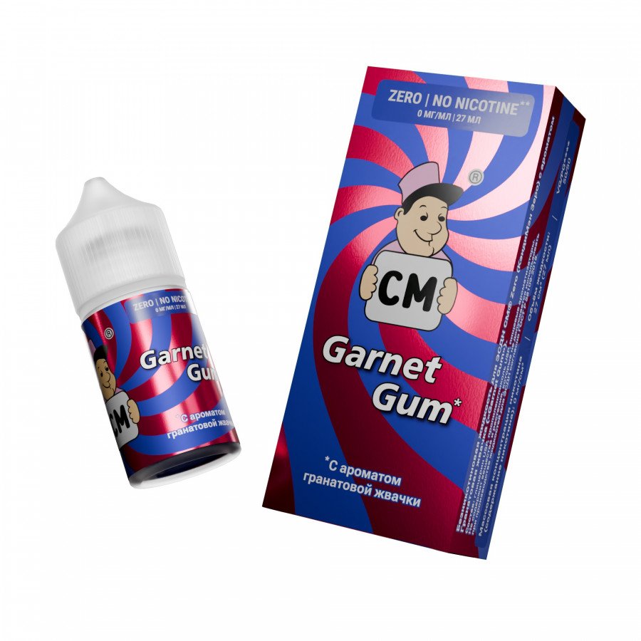 Фото и внешний вид — Жидкость CANDYMAN SALT - Garnet Gum (Гранатовая жвачка) 27мл 0мг