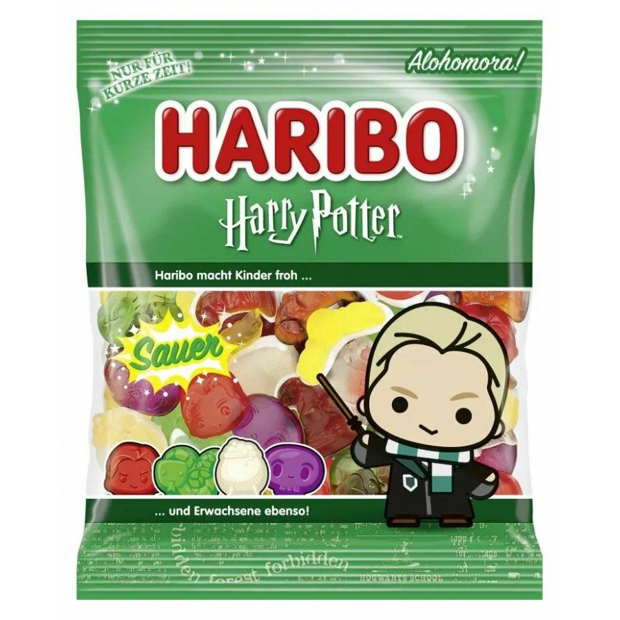 Фото и внешний вид — Haribo Draco Malfoy (Мармелад Харибо Драко Малфой) 160г (40шт/уп)
