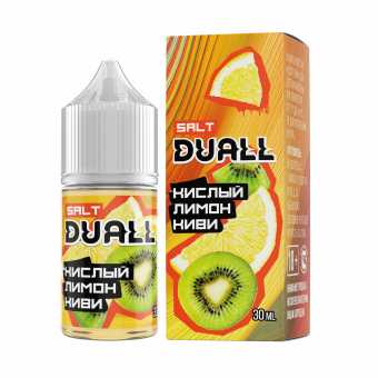Жидкость DUALL SALT - Кислый Лимон Киви 30мл strong